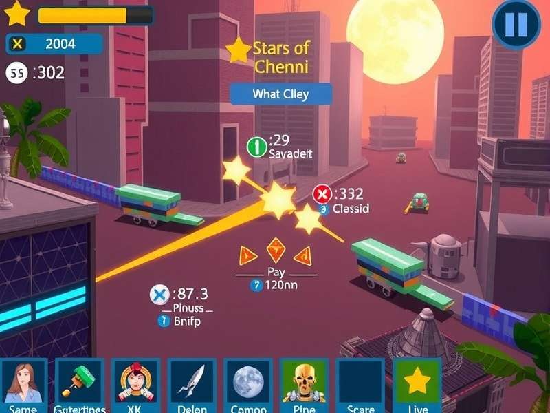 Stars Of Chennai Game Screenshot